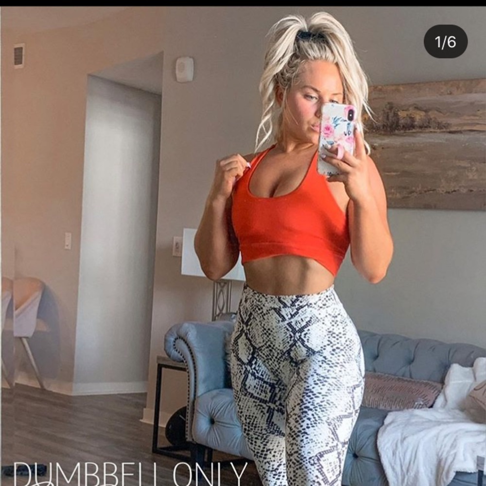 Balance Athletica Blood Orange Aura Bra